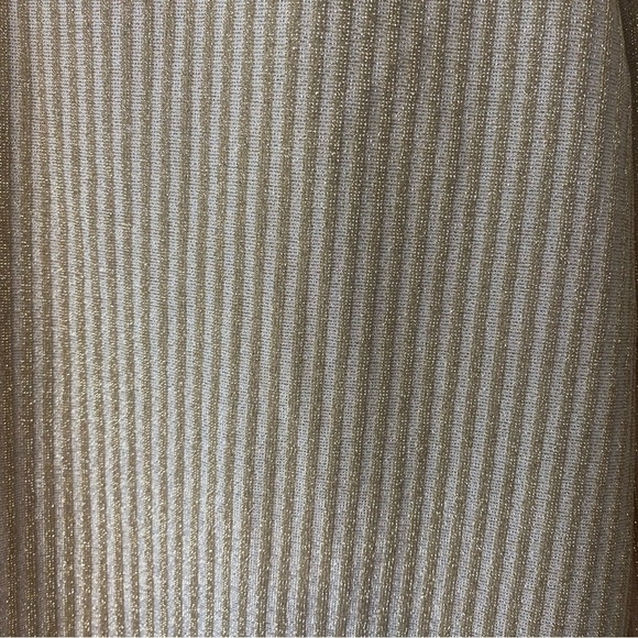 ASYOU flared split side beach pants in gold size 8 - Picture 8 of 14